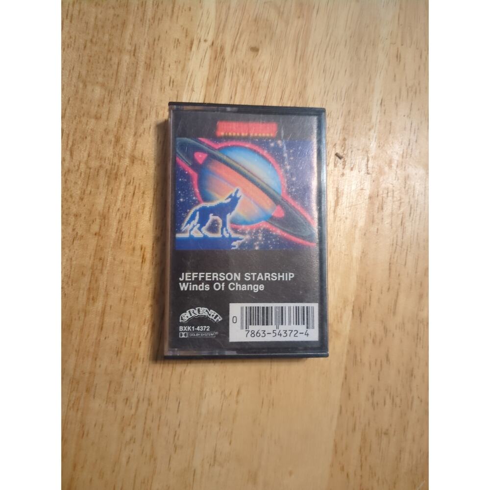 Jefferson Starship Winds Of Change Cassette Tape 1982